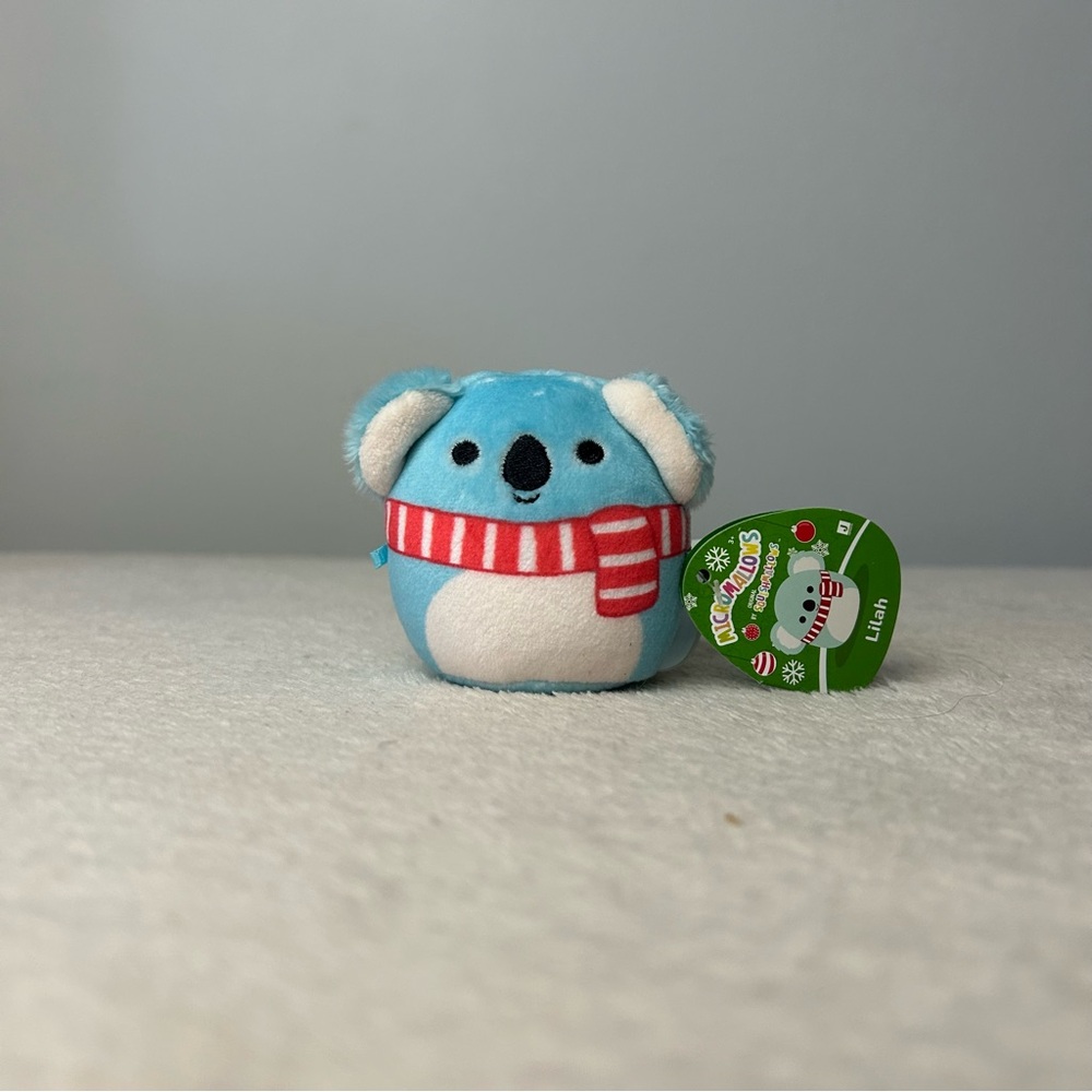 Micromallows by Squishmallows Lilah Koala Bear Plush Stuffed Animal blue red